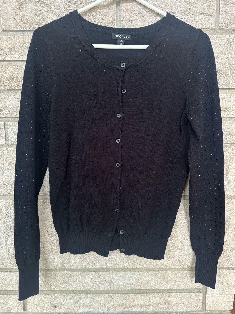 George Black Button-Front Women's Cardigan Sweater